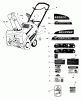 Snapper SS5201R (7085663) - 20" Snowthrower, 5 HP, Single Stage, Series 1 Ersatzteile Decal Group