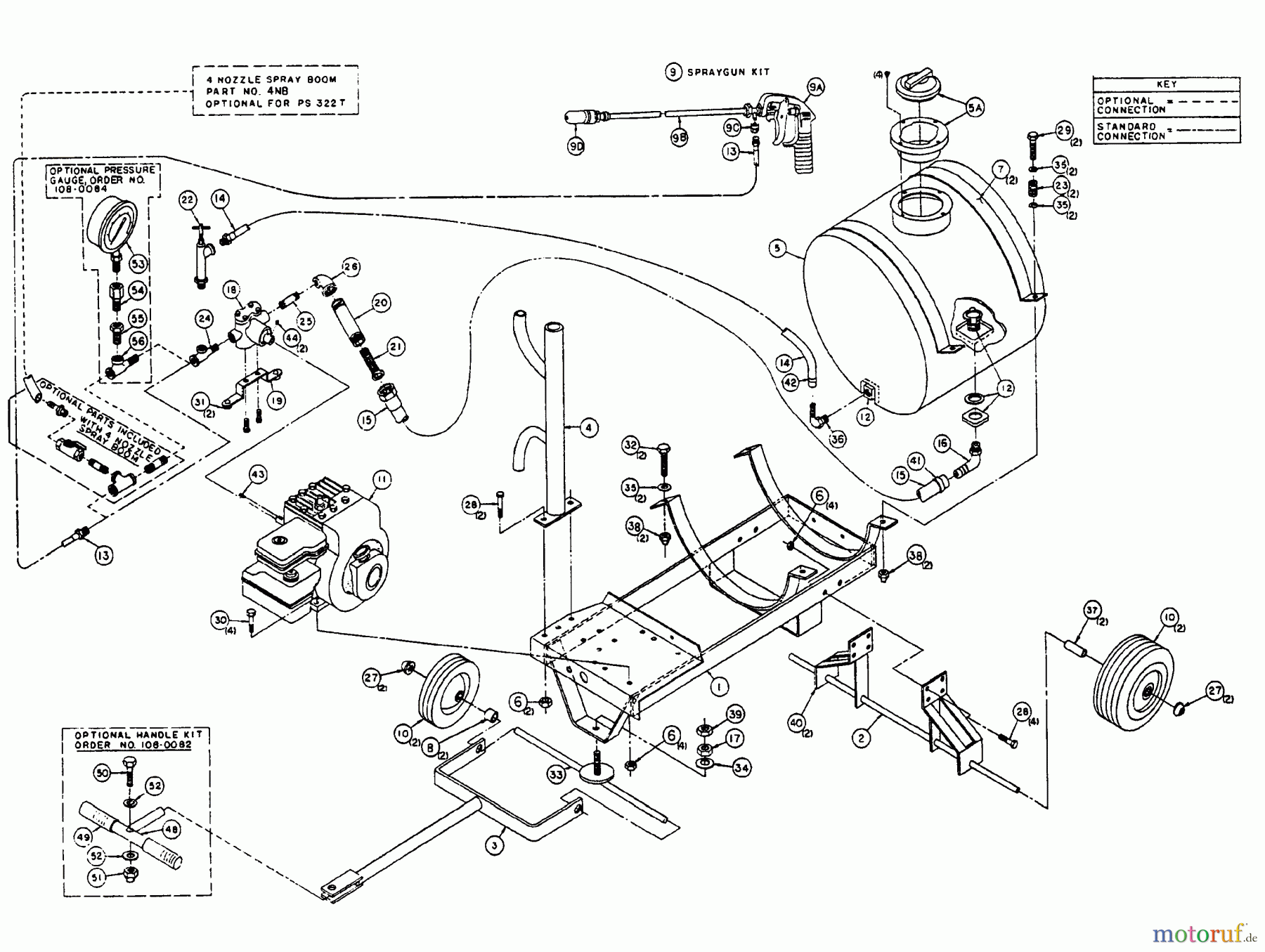 Snapper Sprühgeräte SPS322T - Snapper 3 HP Sprayer Sprayer Assembly