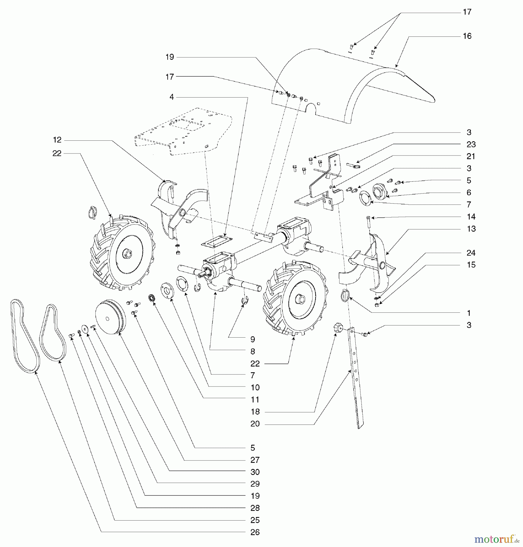 Snapper Motorhacken und Kultivierer 6016RT (1695577) - Snapper 16