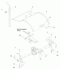 Snapper 6016RT (7800052) - 16" Rear Tine Tiller, 6 HP Ersatzteile Hood, Drag Stake & Tine Group - 6 HP