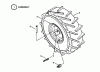 Snapper EICFR5004B (84641) - 16.5" Intermediate Rear Tine Tiller (F&CR), 5 HP, Series 4 Ersatzteile WHEELS, TIRES, RIMS