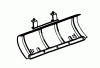 Snapper R5001 - Rear Tine Tiller, 5 HP, Series 1 Ersatzteile 7060606 Dozer Blade Kit