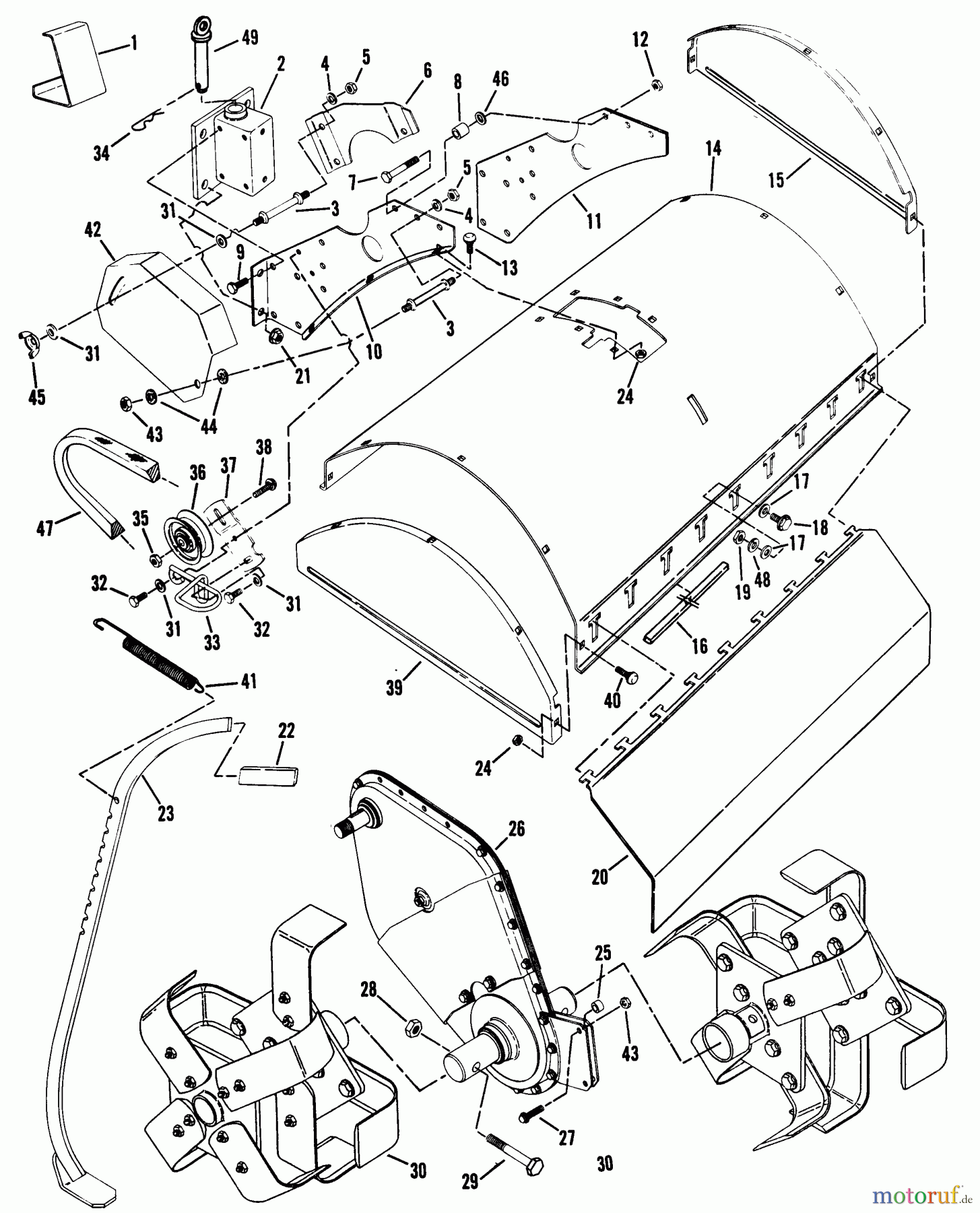 Snapper Motorhacken und Kultivierer R5002R (85027) - Snapper Rear Tine Tiller, 5 HP Wisconsin Robin, Series 2 Tiller Head