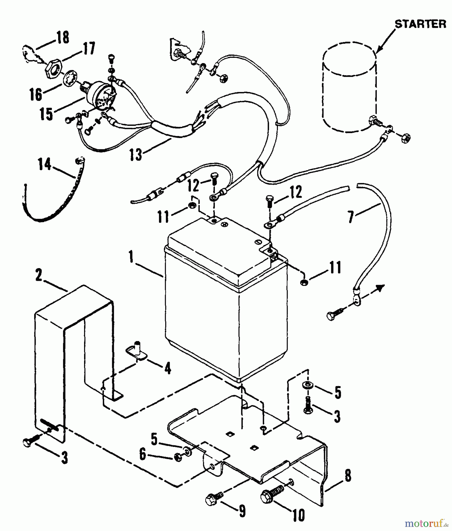 Snapper Motorhacken und Kultivierer R8002BE (85230) - Snapper Rear Tine Tiller, 8 HP, Series 2 Electric Start Components