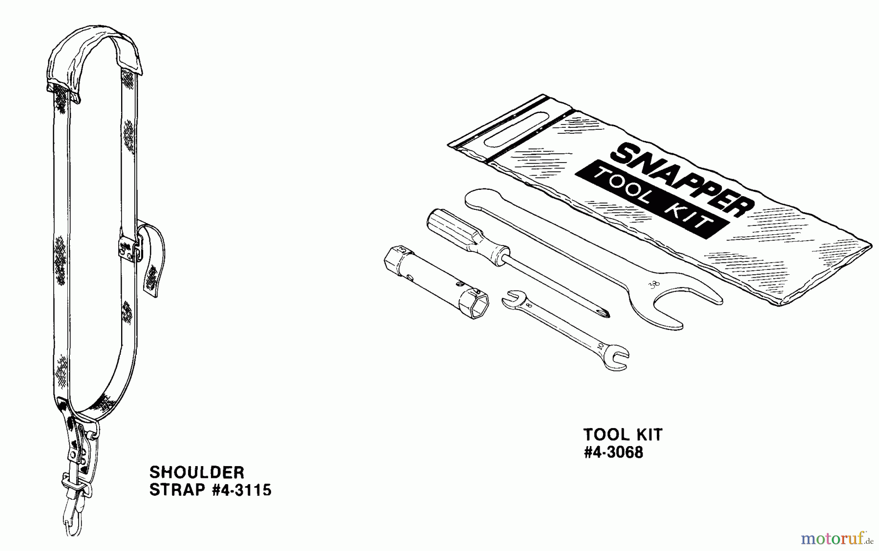Snapper Trimmer, Motorsensen 210SS - Snapper 21.2cc Straight Shaft Trimmer, Series 0 210SS Accessories