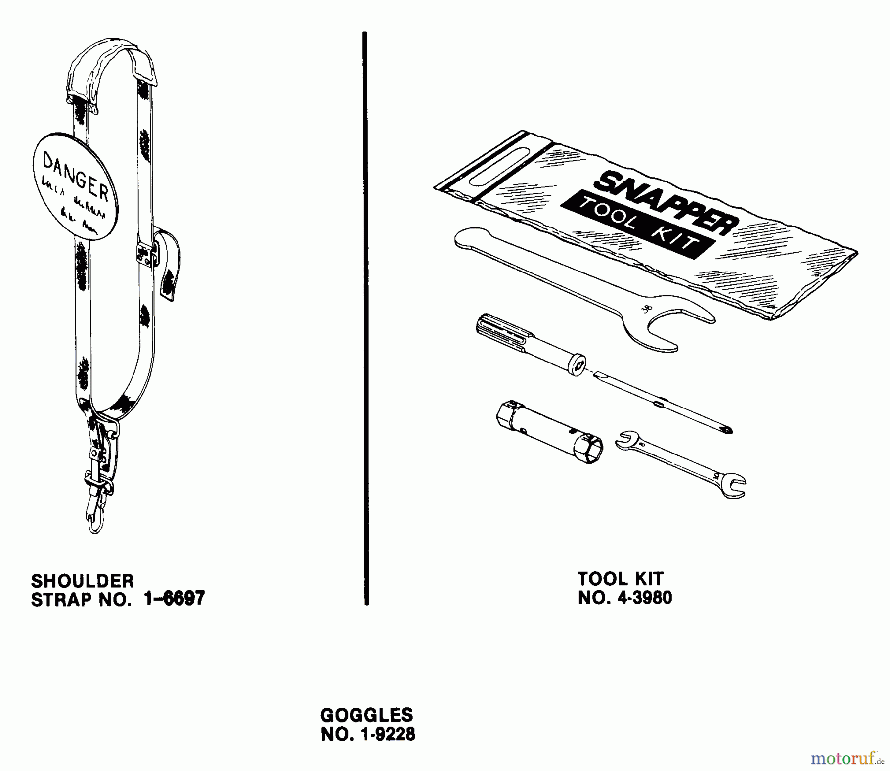 Snapper Trimmer, Motorsensen SST-BC (7800060) - Snapper 34cc Straight Shaft Trimmer Accessories