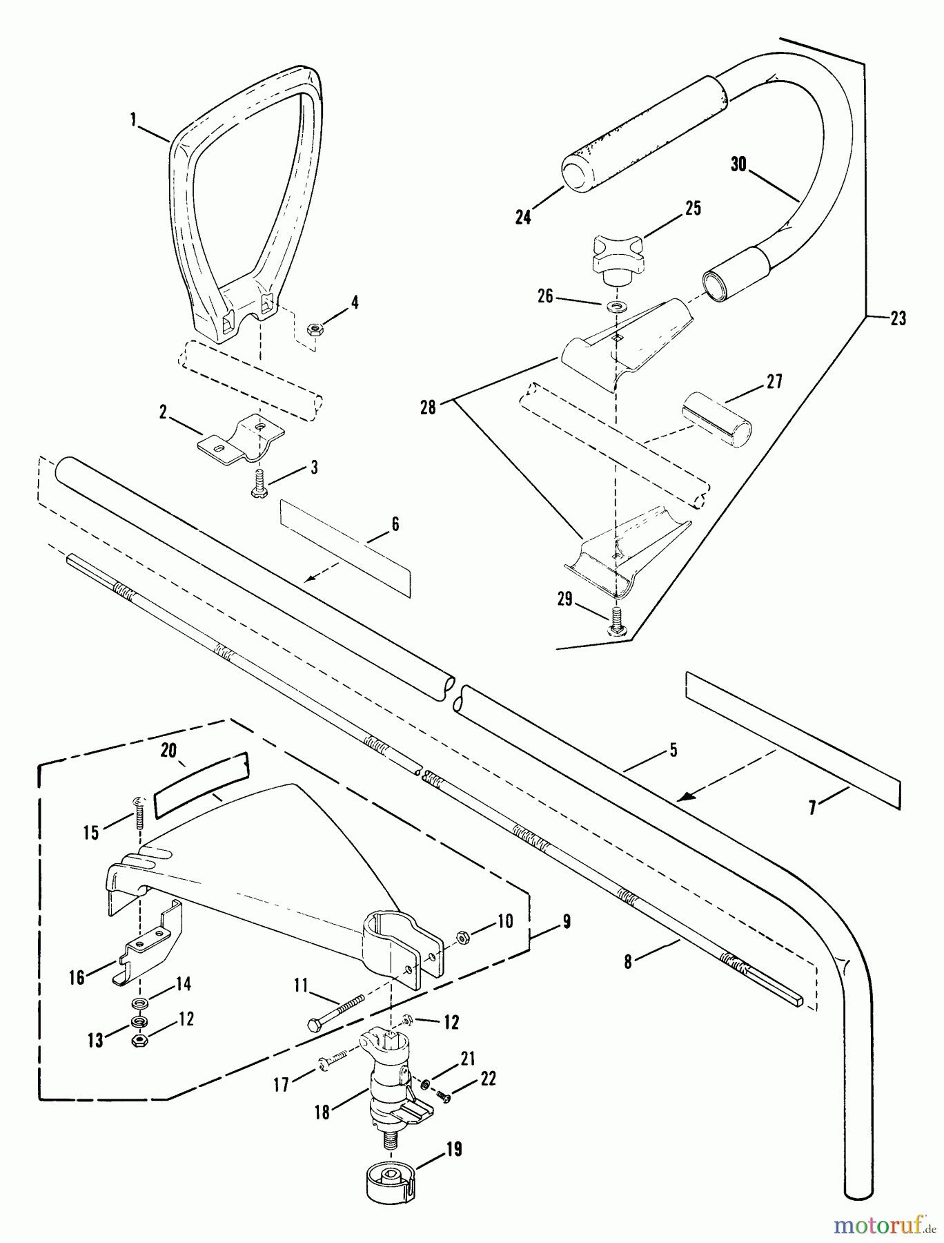 Snapper Trimmer, Motorsensen 212CST - Snapper 21.2cc Curved Shaft Trimmer, Series 2 Trimmer (Part 1)
