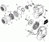Snapper 2401SST - 24.1cc Straight Shaft Trimmer, Series 1 Ersatzteile Engine (Part 1)