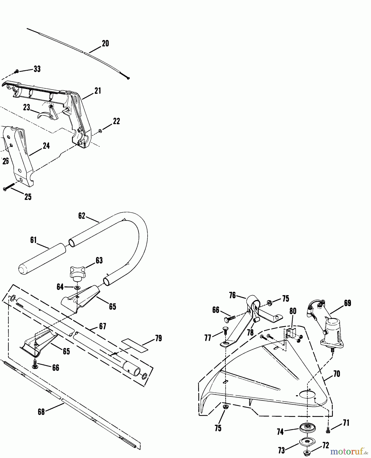 Snapper Trimmer, Motorsensen 310 - Snapper 31cc Straight Shaft Trimmer, Series 0 310 General Assembly (Part 2)