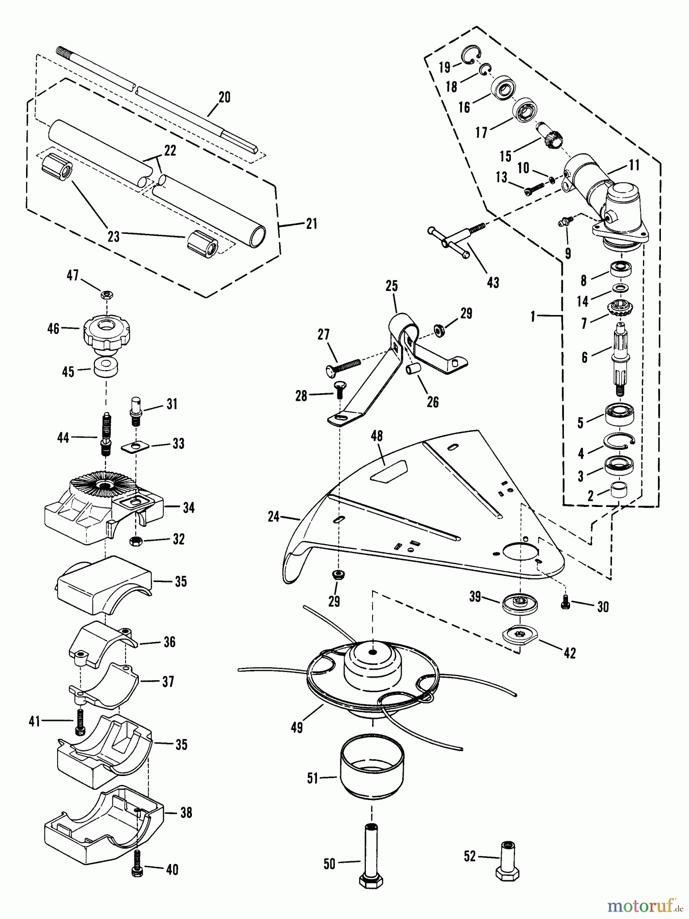 Snapper Trimmer RT4151 - Snapper Walk-Behind Trimmer RT4151 General Assembly