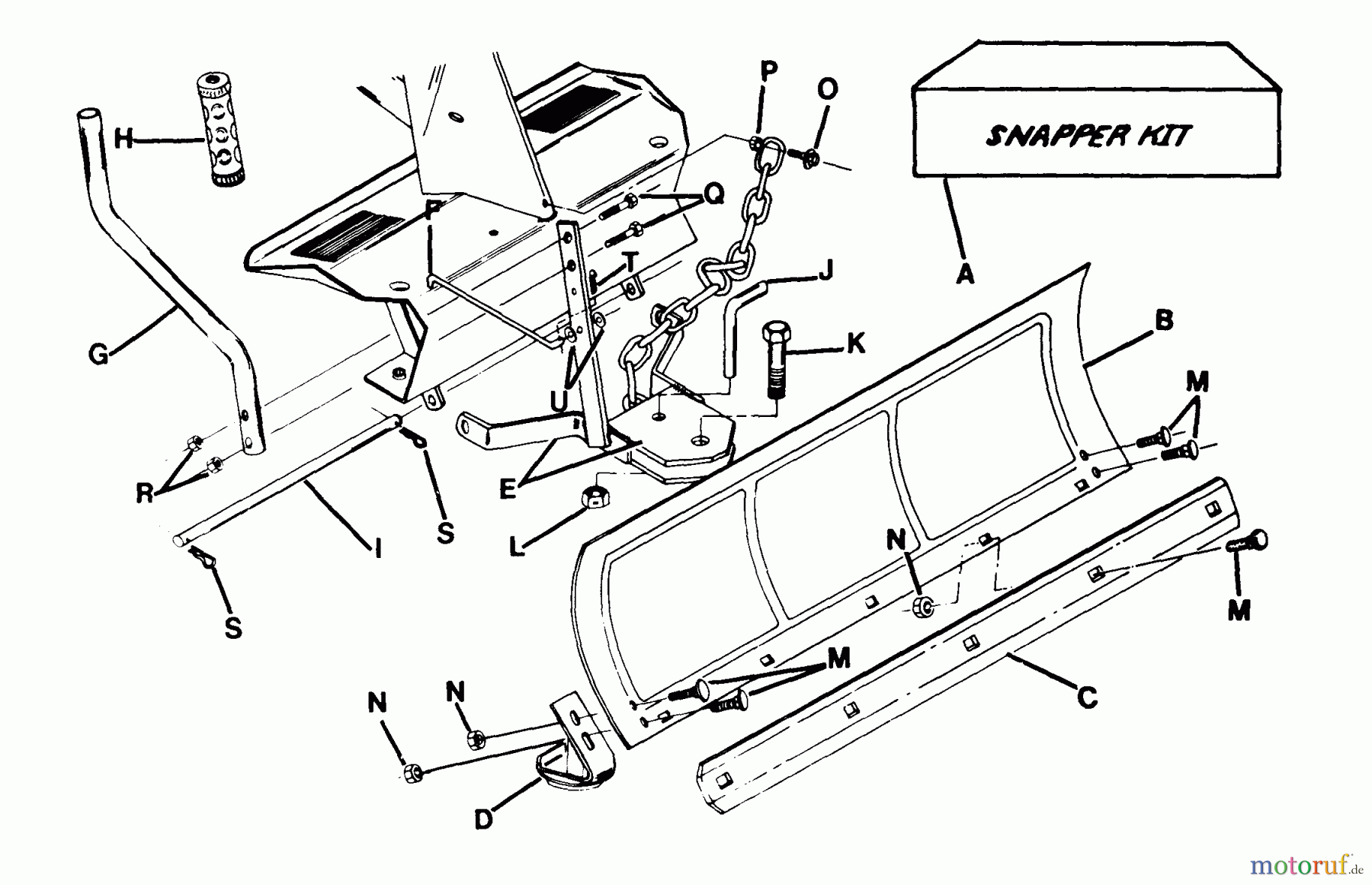 Snapper Zubehör. Rasenmäher 7060947 - Snapper Bag N-Wagon, 30 Bushel 25063S 25