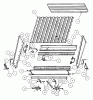Snapper GC9520KW (84449) - 2x2 Grounds Cruiser Utility Vehicle, 9.5 HP, Series 0 Ersatzteile Dump Bed Group