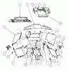 Snapper GC9520KW (84449) - 2x2 Grounds Cruiser Utility Vehicle, 9.5 HP, Series 0 Ersatzteile Front Clip Group
