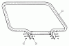 Snapper GC9520KW (84449) - 2x2 Grounds Cruiser Utility Vehicle, 9.5 HP, Series 0 Ersatzteile Roll Over Protective Structure Accessory Group