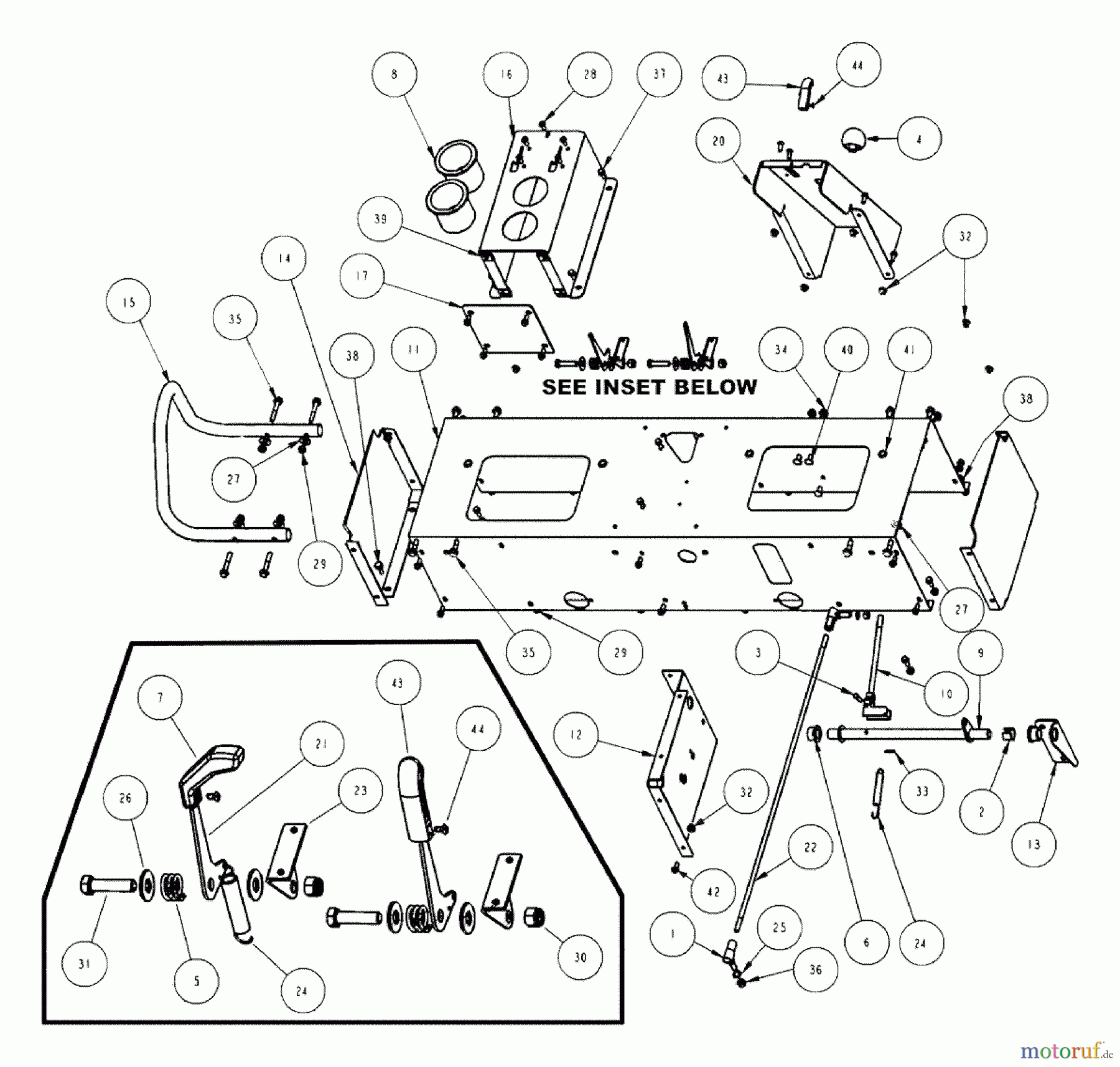 Snapper Utility Vehicles GC9520KW (84449) - Snapper 2x2 Grounds Cruiser Utility Vehicle, 9.5 HP, Series 0 Seat Pedestal Group