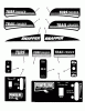Snapper UVGT1621BV (7085903) - Trail Cruiser Utility Vehicle, 16 HP, Series 1 Ersatzteile DECAL GROUP (Snapper)