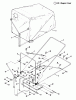 Snapper 28115S - 28" Rear-Engine Rider, 11 HP, Series 5 Ersatzteile Bag-N-Wagon, Frame & Canopy