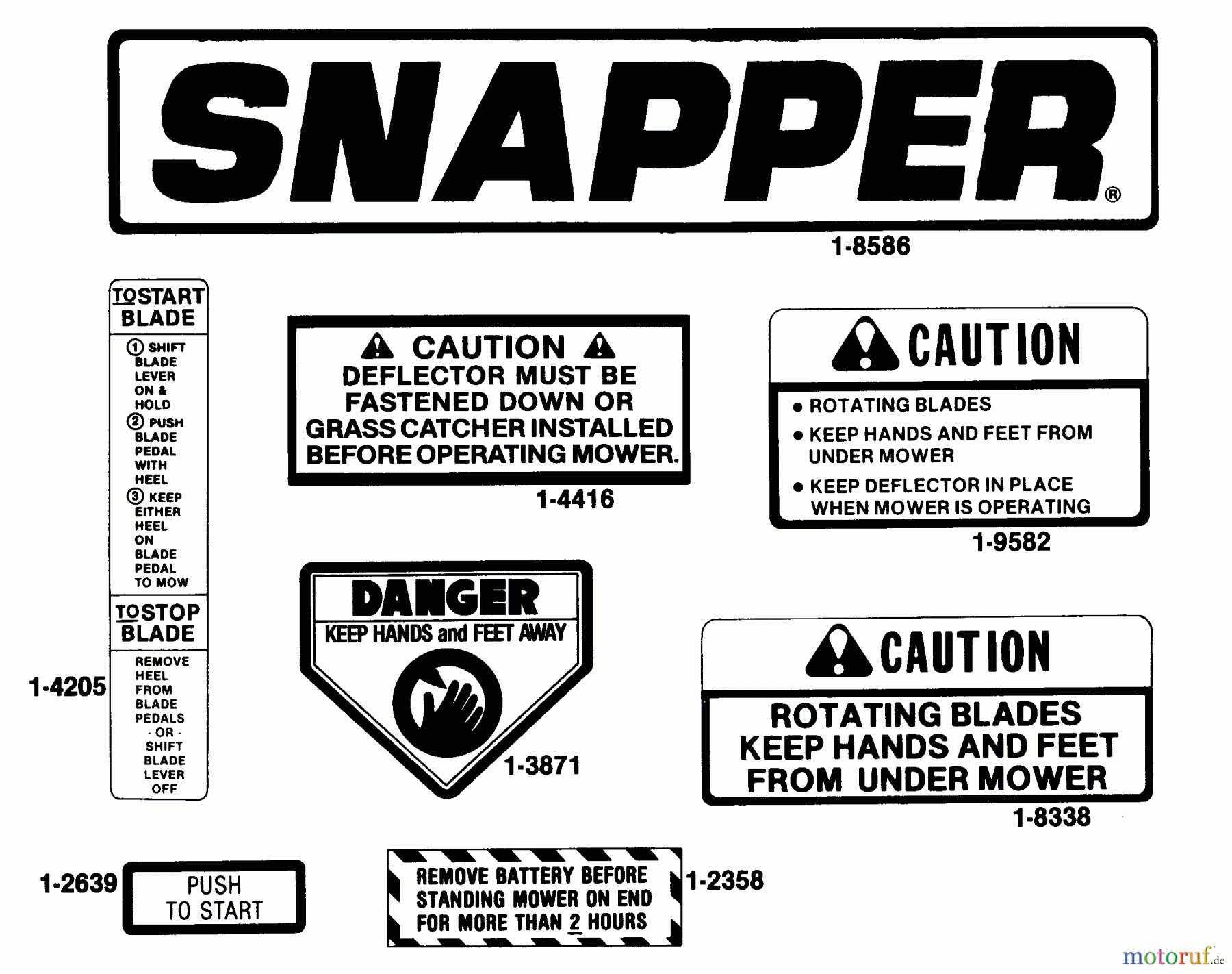 Snapper Zubehör. Rasenmäher 7060947 - Snapper Bag N-Wagon, 30 Bushel 25085 25