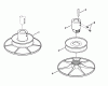 Snapper 28115S - 28" Rear-Engine Rider, 11 HP, Series 5 Ersatzteile Drive Disc Assembly