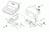Snapper 28115S - 28" Rear-Engine Rider, 11 HP, Series 5 Ersatzteile Fuel Tank - Operators Seat