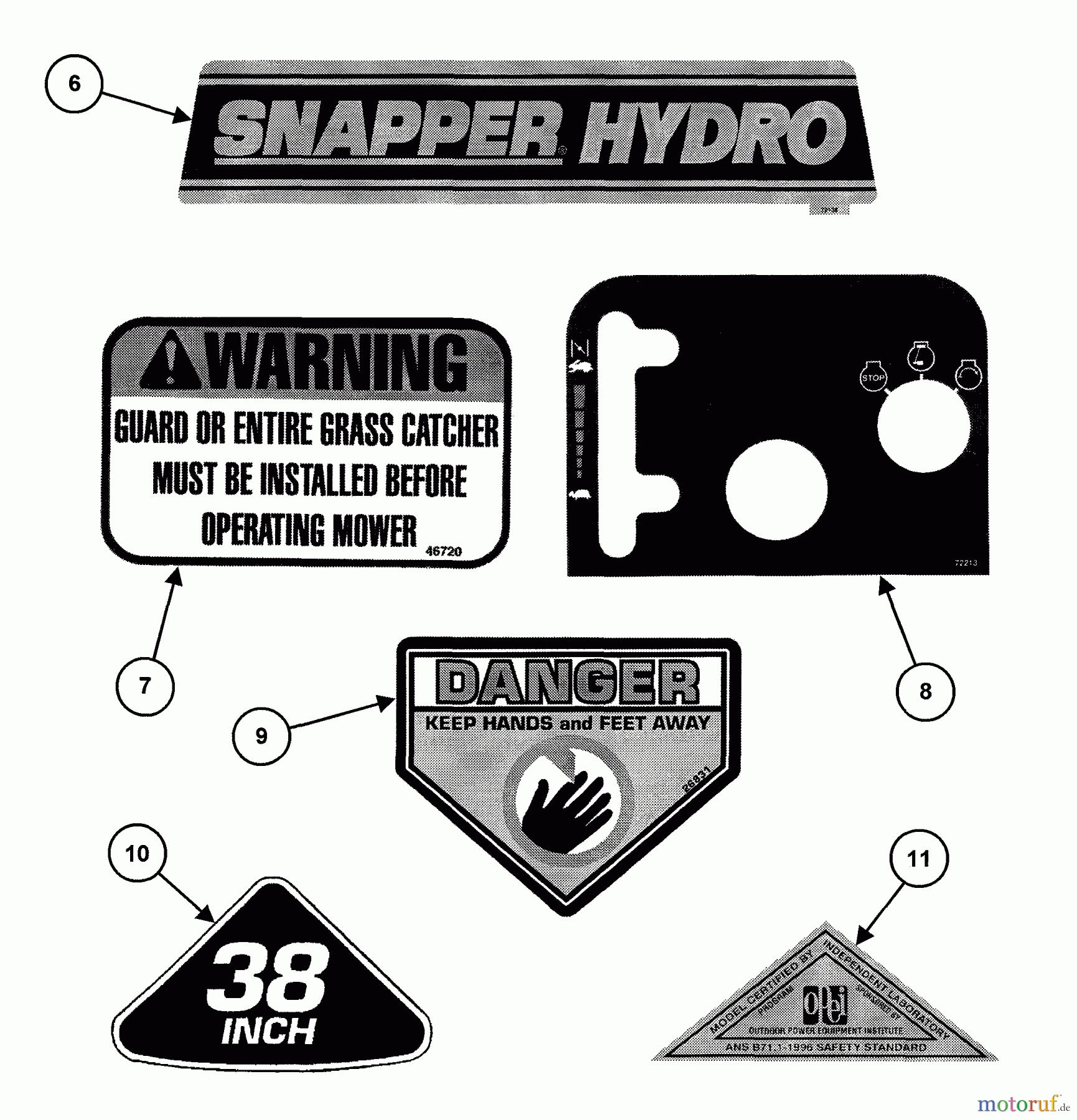 Snapper Reitermäher 381451HBVE (84393) - Snapper 38