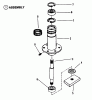 Snapper 4111X5S - 41" Rear-Engine Rider, 11 HP, Extra Tough Series 5 Ersatzteile 41" Spindle