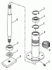 Snapper 421614BVE - 42" Rear-Engine Rider, Series 14 Ersatzteile Spindle