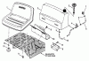 Snapper 421615TVE - 42" Rear-Engine Rider, Series 15 Ersatzteile Fuel Tank & Operators Seat