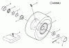 Snapper 421615TVE - 42" Rear-Engine Rider, Series 15 Ersatzteile Wheels-Front