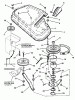 Snapper 421618BVE (84264) - 42" Rear-Engine Rider, 16 HP, Series 18 Ersatzteile Deck Cover, Belts, Blade Brake