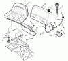 Snapper 421618BVE (84264) - 42" Rear-Engine Rider, 16 HP, Series 18 Ersatzteile Fuel Tank & Operators Seat