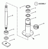 Snapper 421618BVE (84264) - 42" Rear-Engine Rider, 16 HP, Series 18 Ersatzteile Spindle Assembly