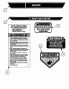 Snapper 421620BVE - 42" Rear-Engine Rider, 16 HP, Series 20 Ersatzteile Decals (Part 1)