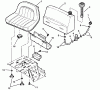 Snapper 421620BVE - 42" Rear-Engine Rider, 16 HP, Series 20 Ersatzteile Fuel Tank & Operators Seat