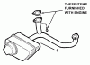 Snapper 421622BVE (84707) - 42" Rear-Engine Rider, 16 HP, Series 22 Ersatzteile Exhaust Muffler, Engine