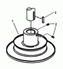 Snapper 421823BVE (84880) - 42" Rear-Engine Rider, 18 HP, Series 23 Ersatzteile DRIVE DISC ASSEMBLY