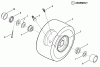 Snapper 30086S - 30" Rear-Engine Rider, 8 HP, Series 6 Ersatzteile Wheels - Front