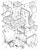 Snapper 7060947 - Bag N-Wagon, 30 Bushel E250818BE 25" 8 HP Rear Engine Rider European Series 18 (84265) Ersatzteile Main Case (Hinged Seat Mount)