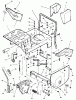 Snapper 7060947 - Bag N-Wagon, 30 Bushel E250818BE 25" 8 HP Rear Engine Rider European Series 18 (84265) Ersatzteile Main Case (Solid Seat Mount)