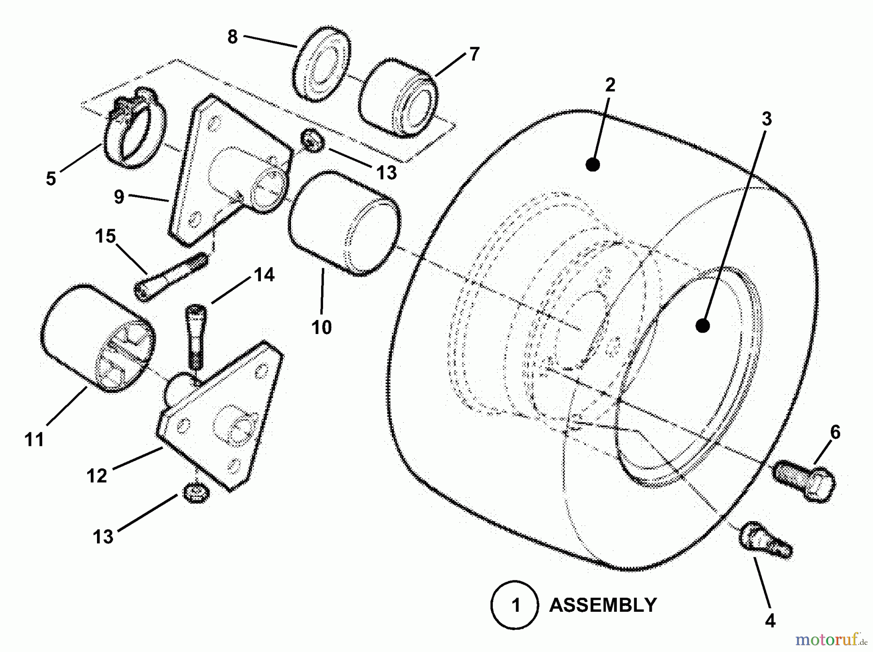 Snapper Zubehör. Rasenmäher 7060947 - Snapper Bag N-Wagon, 30 Bushel E281022BE (84709) 28