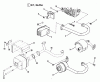 Snapper 331411KVE - 33" Rear-Engine Rider, 14 HP, Series 11 Ersatzteile Exhaust Muffler & Engines