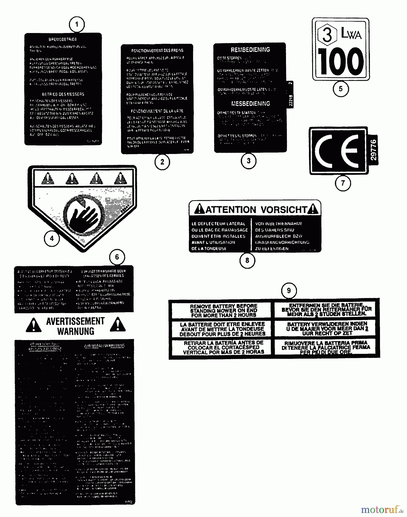 Snapper Zubehör. Rasenmäher 7060947 - Snapper Bag N-Wagon, 30 Bushel E281320BE 28