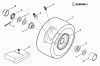 Snapper 331411KVE - 33" Rear-Engine Rider, 14 HP, Series 11 Ersatzteile Wheels - Front