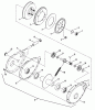 Snapper LT115D331B - 33" Lawn Tractor, 11.5 HP, Disc Drive, Series 1 Ersatzteile Chain Case & Smooth Clutch Assmy
