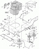 Snapper LT115D331B - 33" Lawn Tractor, 11.5 HP, Disc Drive, Series 1 Ersatzteile Engine, Engine Base & Drive Parts