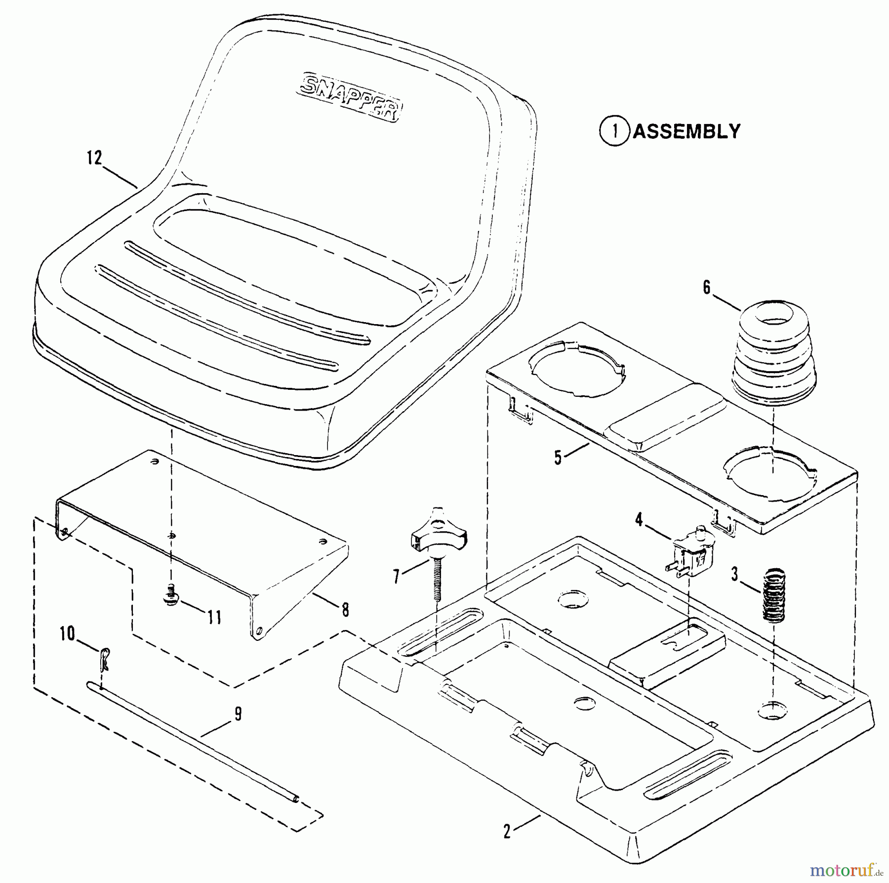 Snapper Zubehör. Rasenmäher 7060947 - Snapper Bag N-Wagon, 30 Bushel LT125G33AB (80554) 33