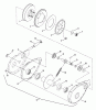 Snapper 7060947 - Bag N-Wagon, 30 Bushel LT120D331B 33" 12 HP Disc Drive Tractor Series 1 Ersatzteile Chain Case & Smooth Clutch Assembly