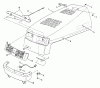 Snapper 7060947 - Bag N-Wagon, 30 Bushel LT120D331B 33" 12 HP Disc Drive Tractor Series 1 Ersatzteile Hood, Bumper & Components