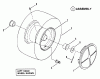 Snapper 7060947 - Bag N-Wagon, 30 Bushel LT120D331B 33" 12 HP Disc Drive Tractor Series 1 Ersatzteile Wheels - Front