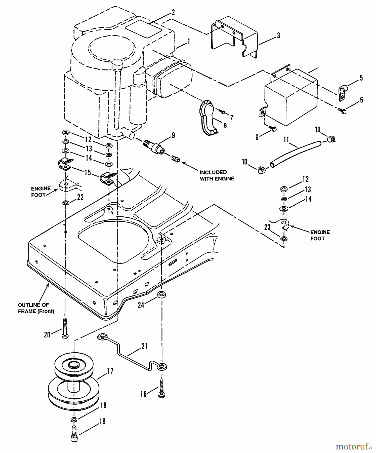 Snapper Zubehör. Rasenmäher 7060947 - Snapper Bag N-Wagon, 30 Bushel LT140H38ABV (80561) 38
